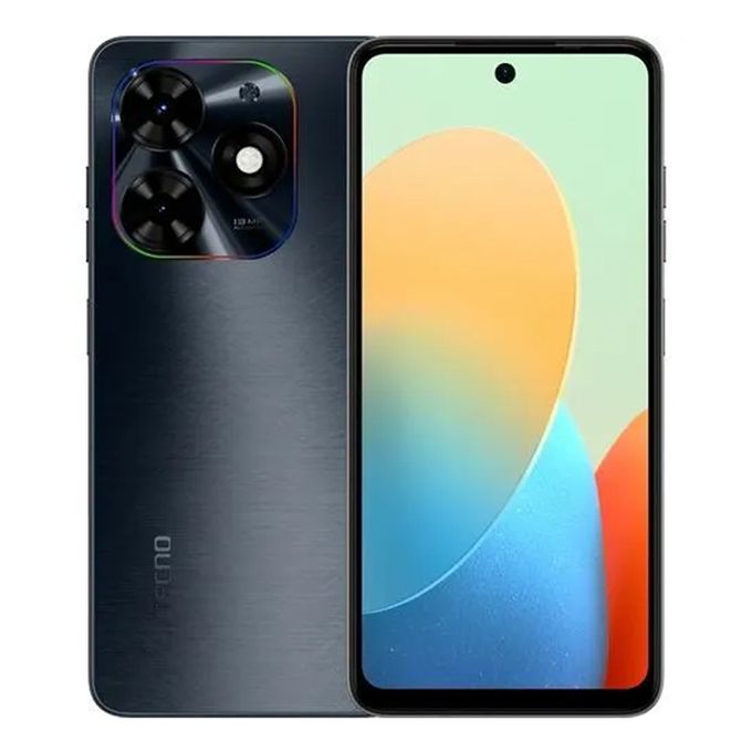 Tecno POP 8, 6.6&quot;, 2GB RAM + 64GB, 13MP, 4G (Dual SIM) 5000MAh,90Hz,Ai Rear camera,8MP front camera - Gravity Black
