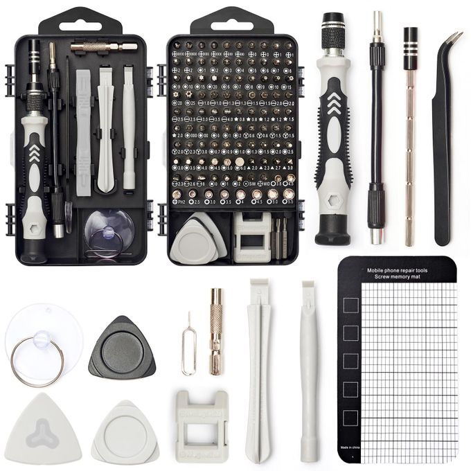 Mythco Repair Tool Kit 122 In 1 Precision Screwdriver Set